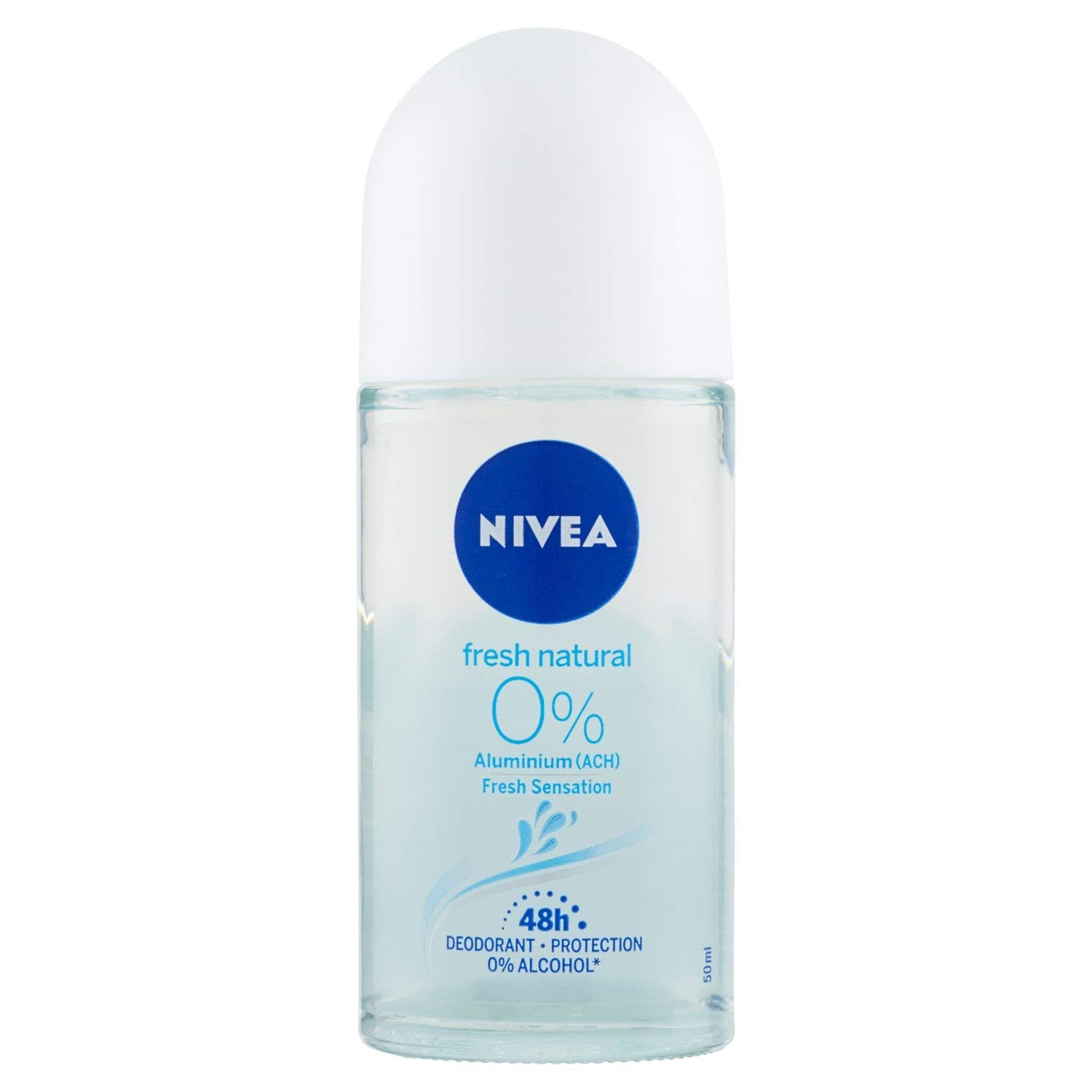 Nivea Roll On Aluminium Free Fresh Natural 0% Aluminum Free Deodorant, 50g NIVEA